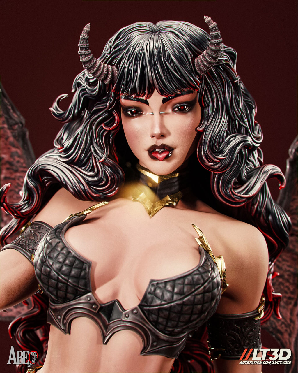 Xyrath Succubus Statue