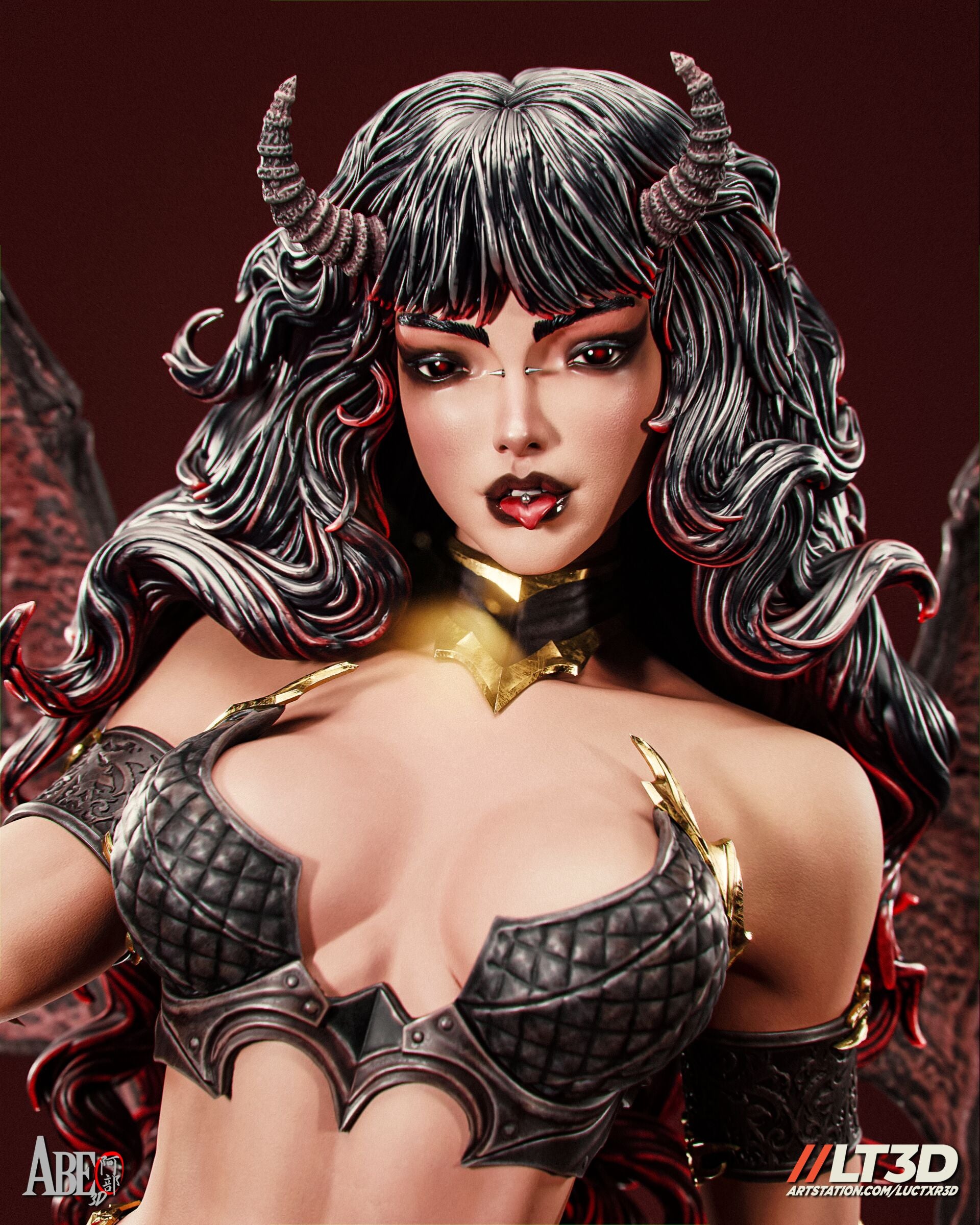 Xyrath Succubus Statue