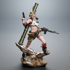 Rebel Punk Tank Statue