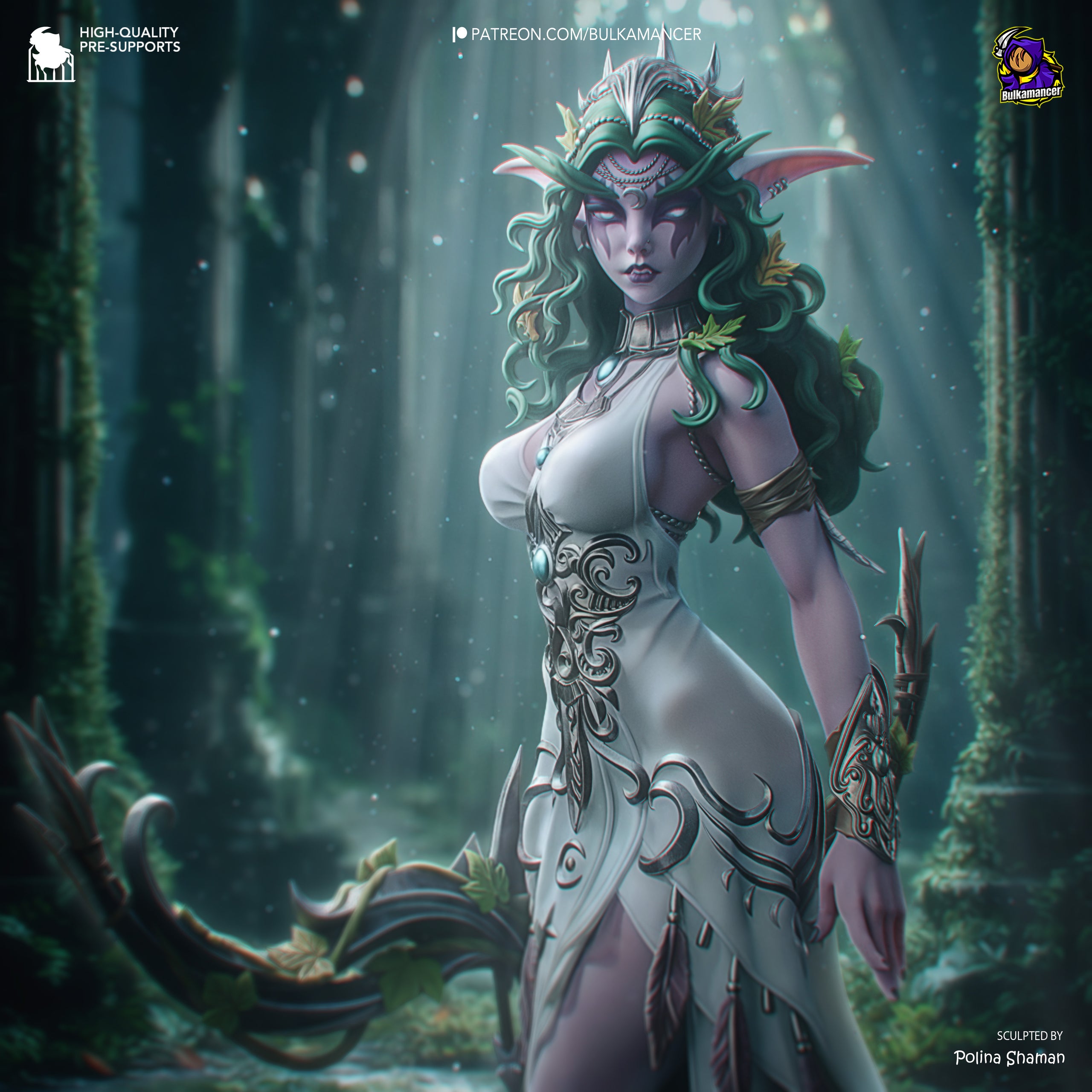 Night Elf Priestess Statue