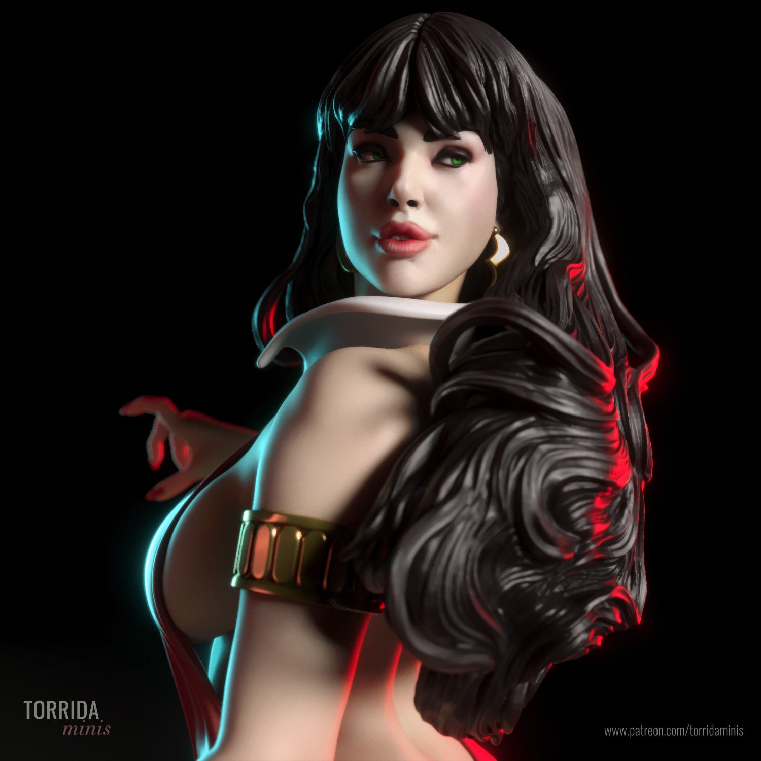 Vampirella Moonlit Statue