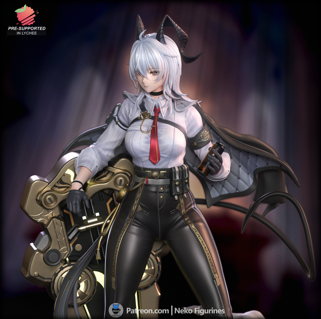 Crimson Horned Enforcer Figure