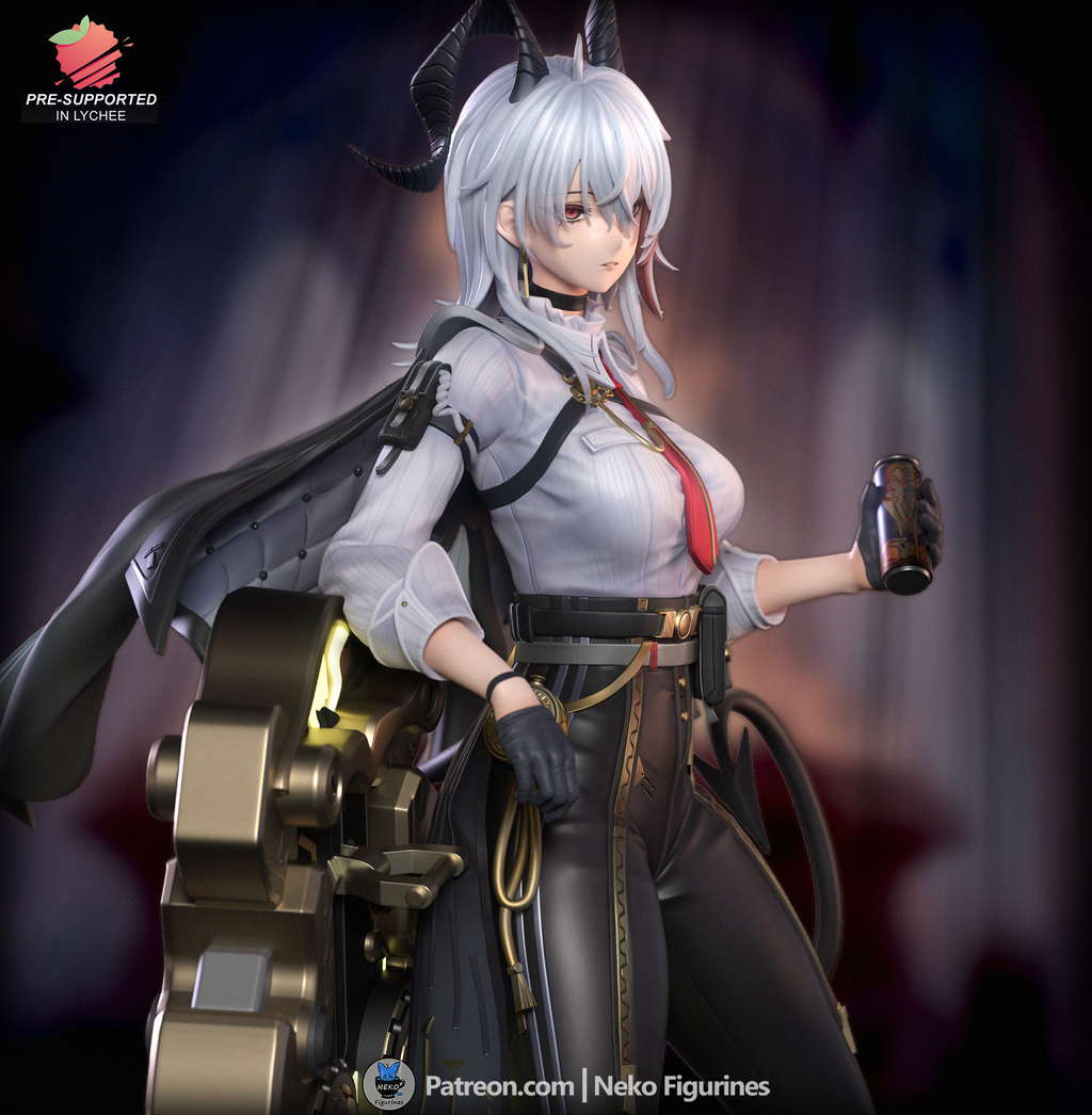 Crimson Horned Enforcer Figure