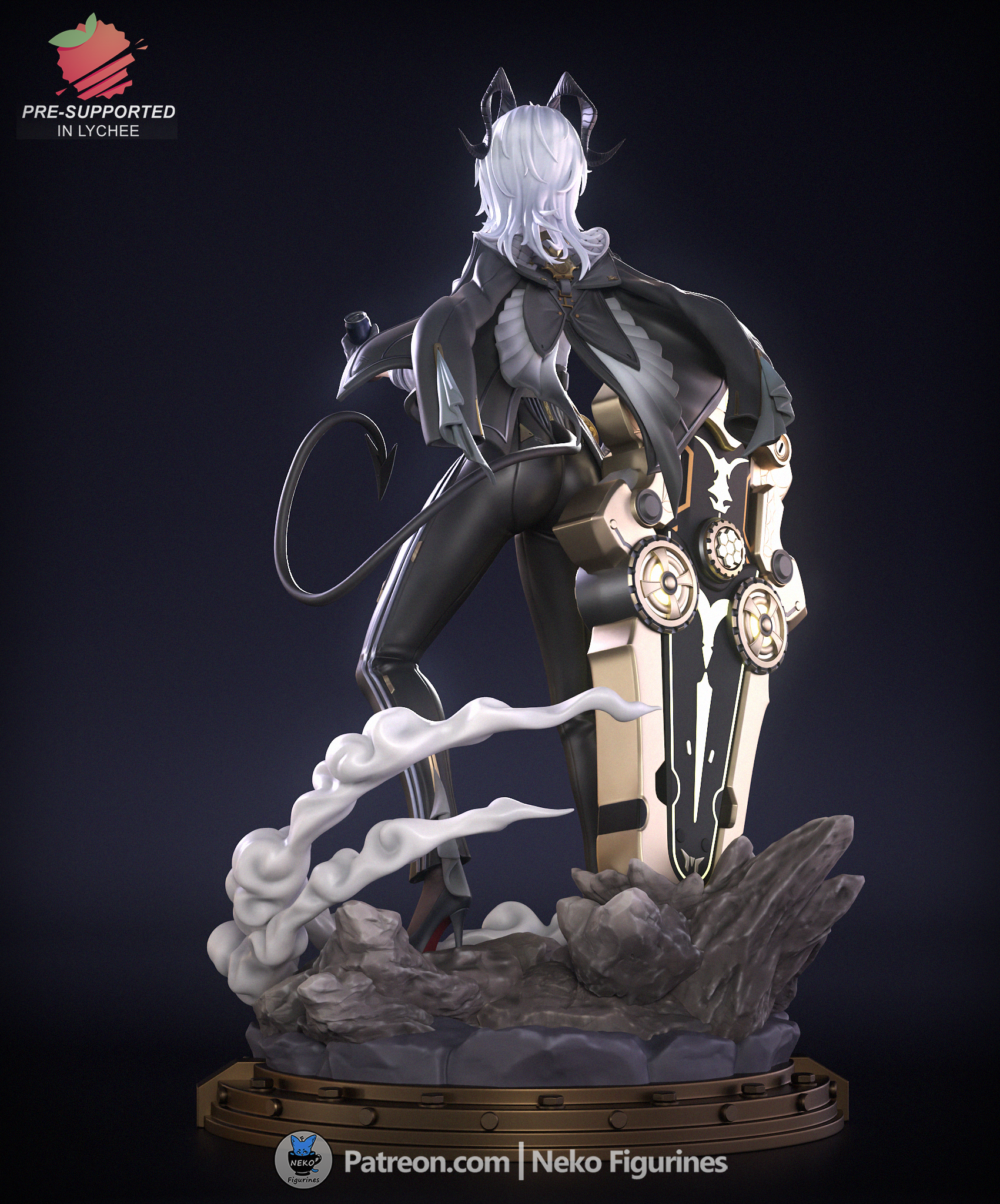 Crimson Horned Enforcer Figure