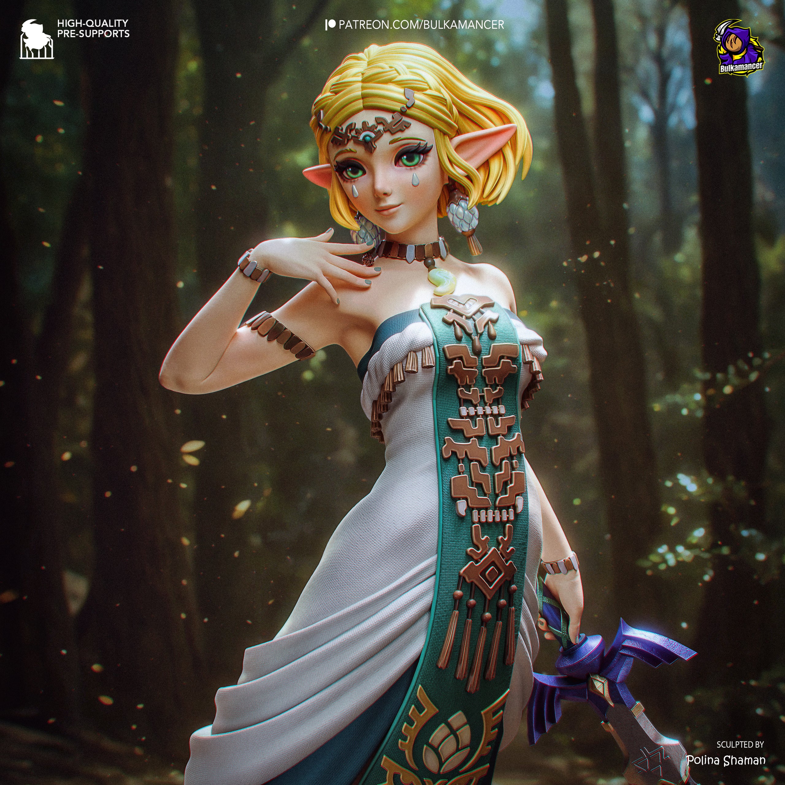Sacred Hyrule Princess Statue