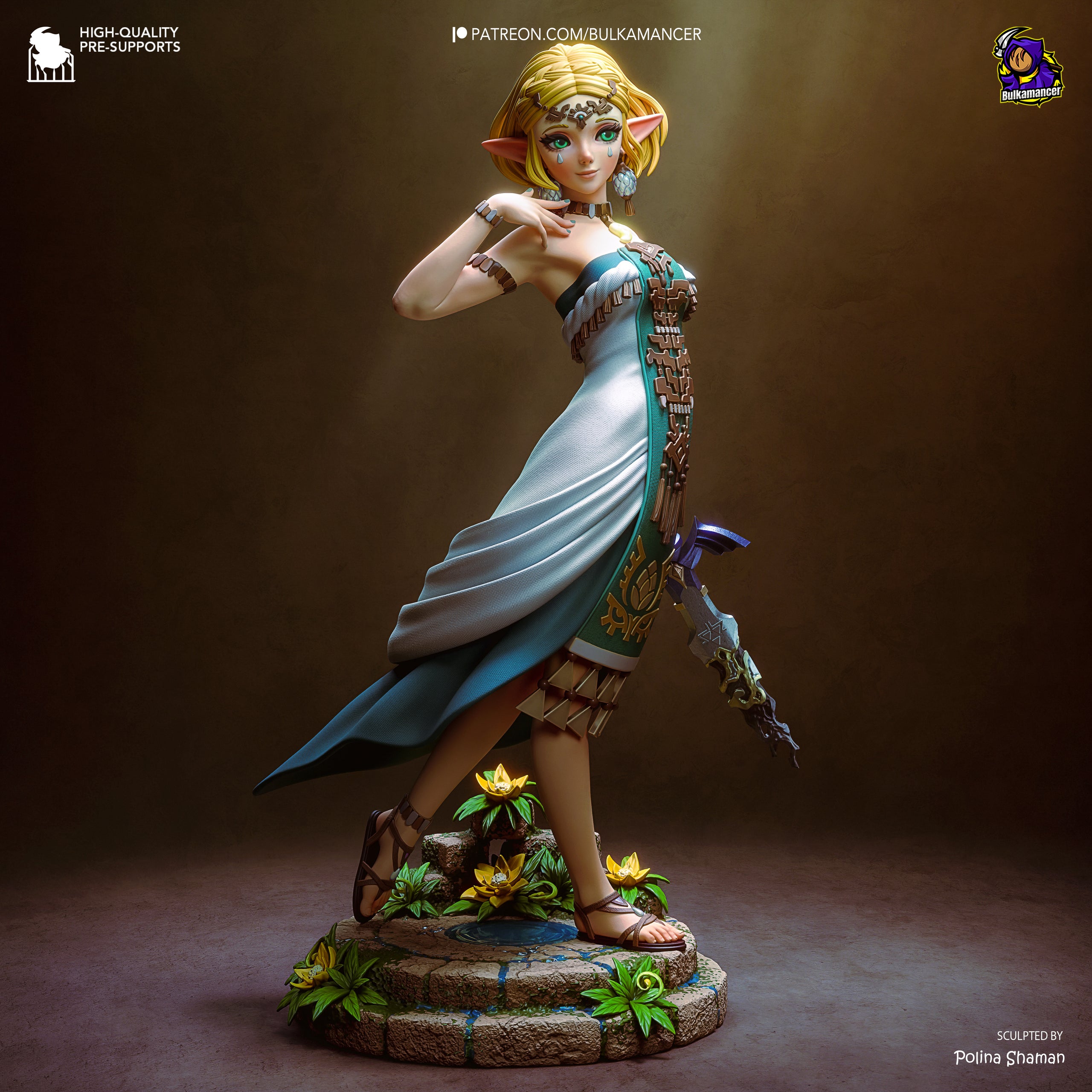 Sacred Hyrule Princess Statue