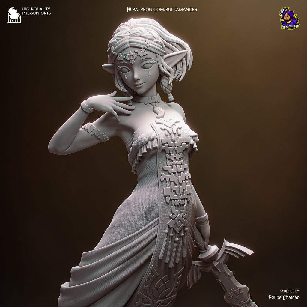 Sacred Hyrule Princess Statue