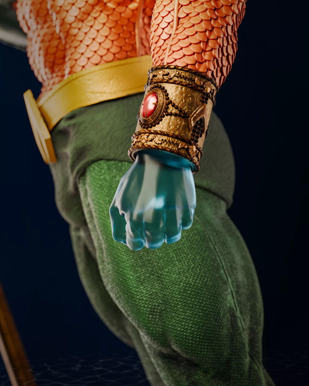 Tideborn King Statue
