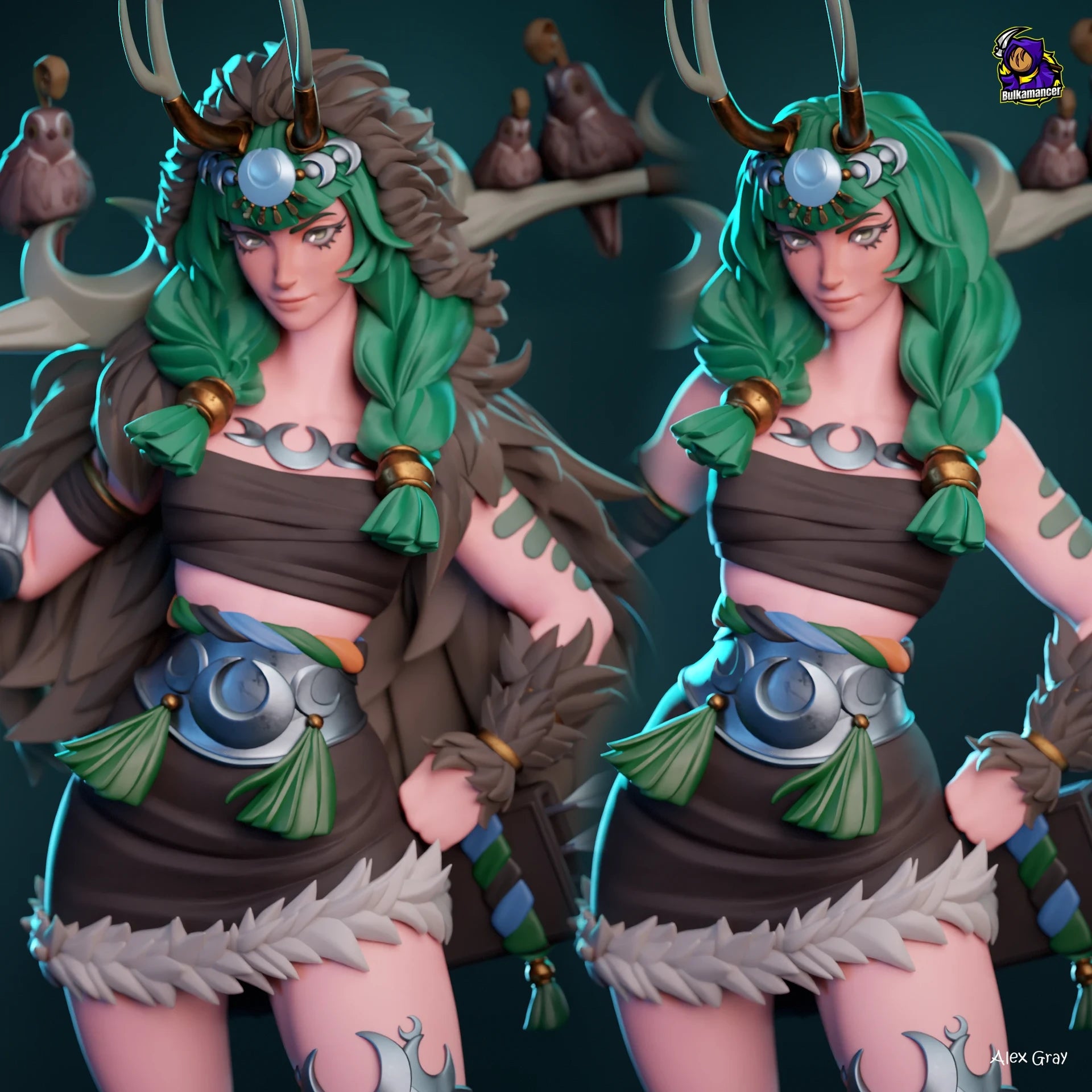 Moonlit Huntress Statue