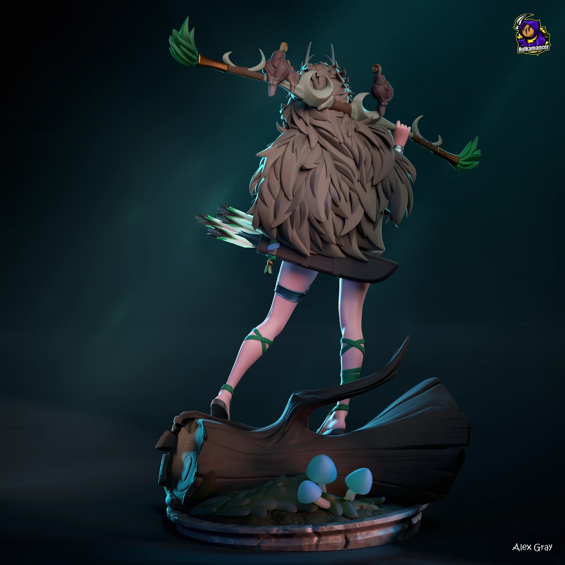 Moonlit Huntress Statue