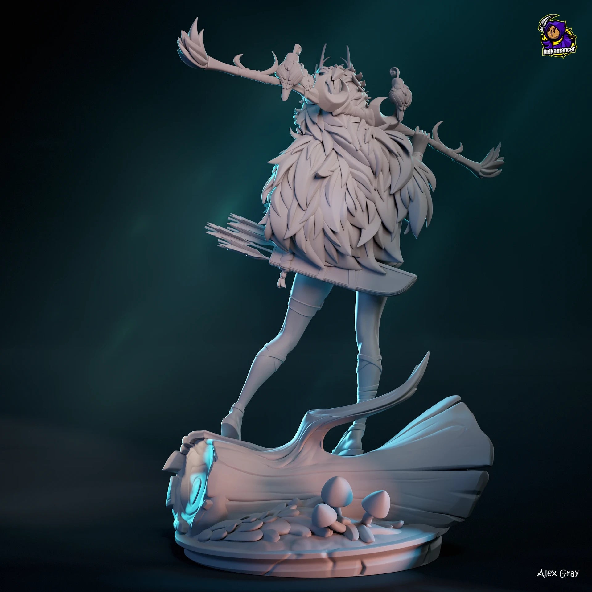 Moonlit Huntress Statue