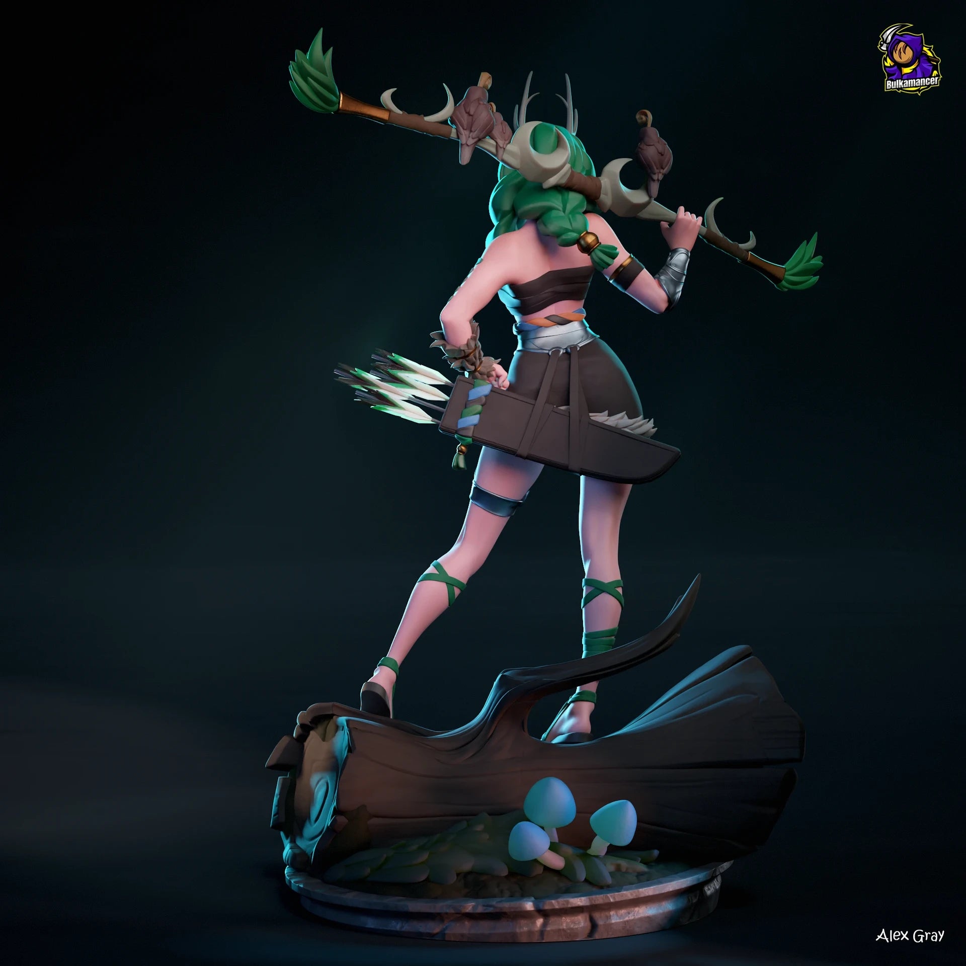 Moonlit Huntress Statue