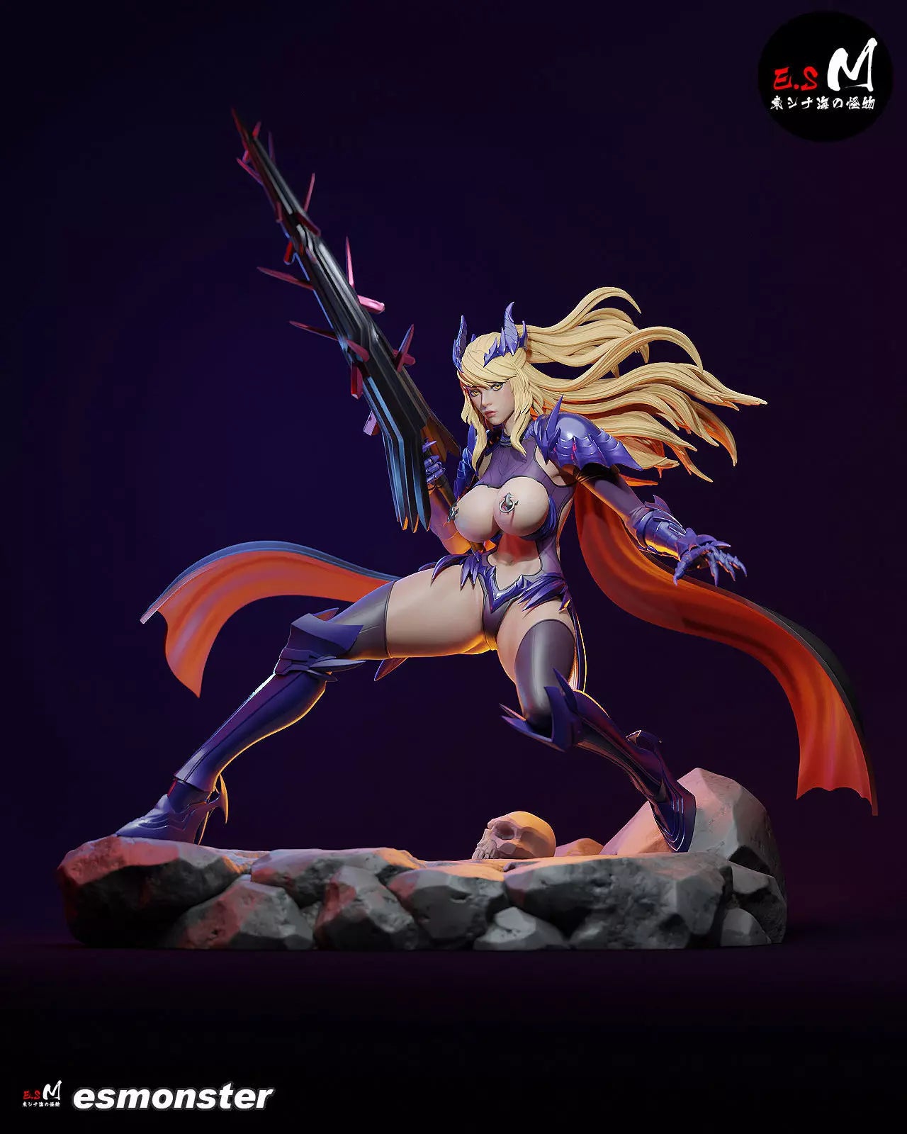 Saber Knight Queen Statue