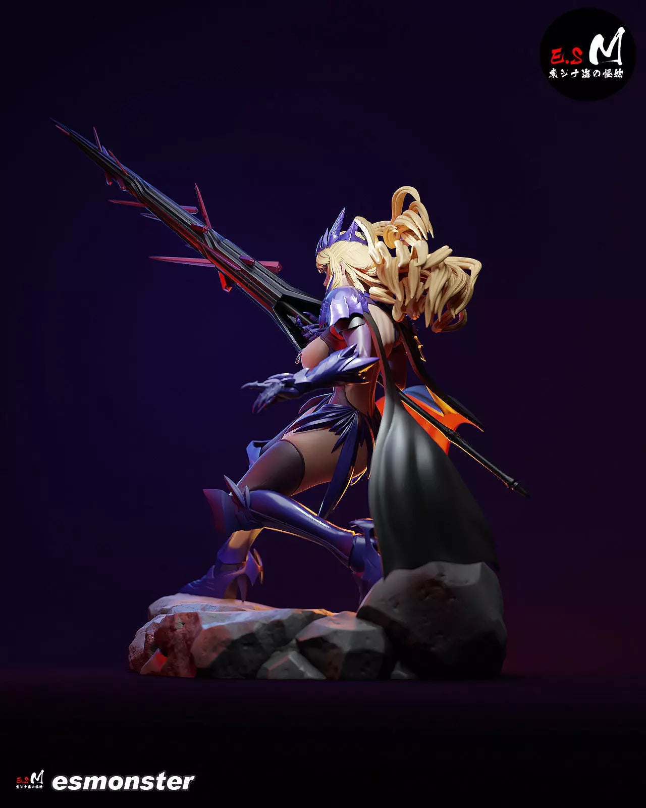 Saber Knight Queen Statue