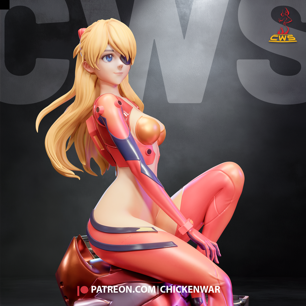 Crimson Second Pilot Statue