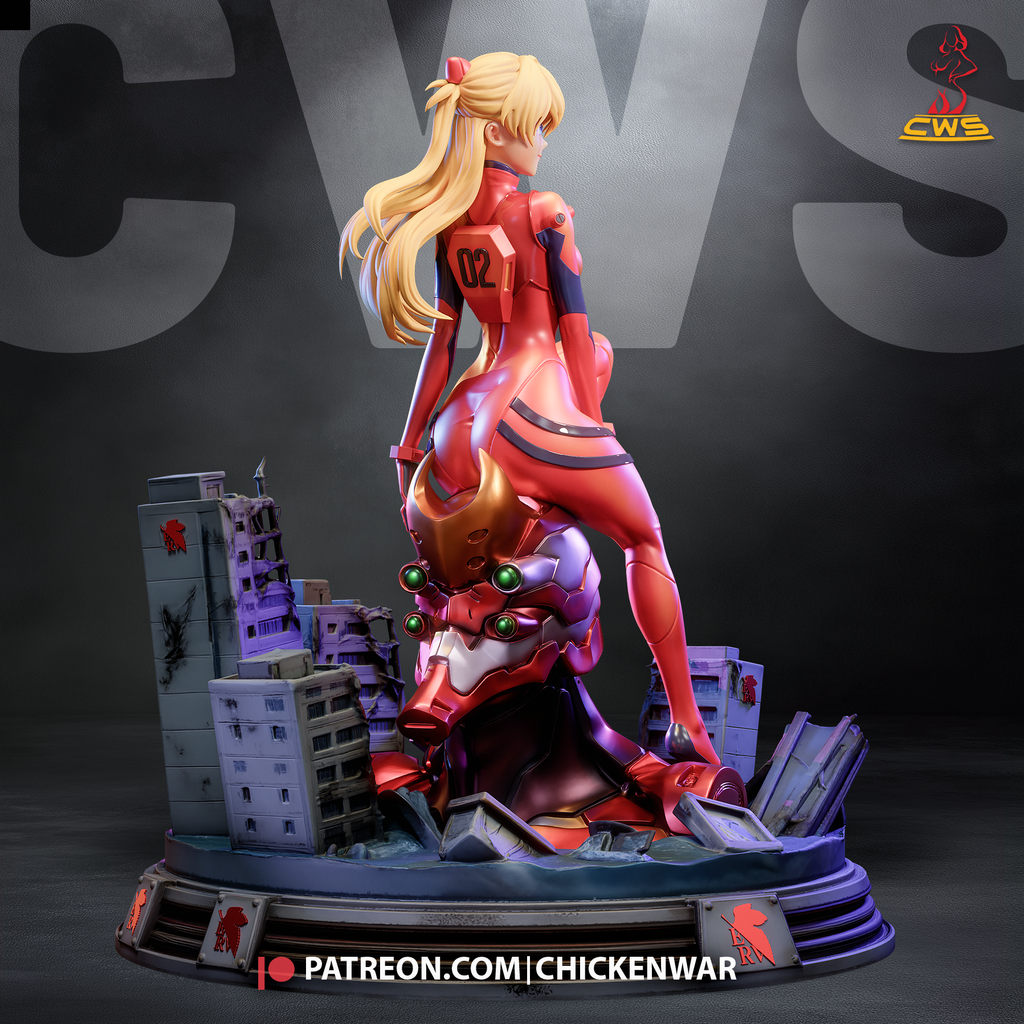 Crimson Second Pilot Statue
