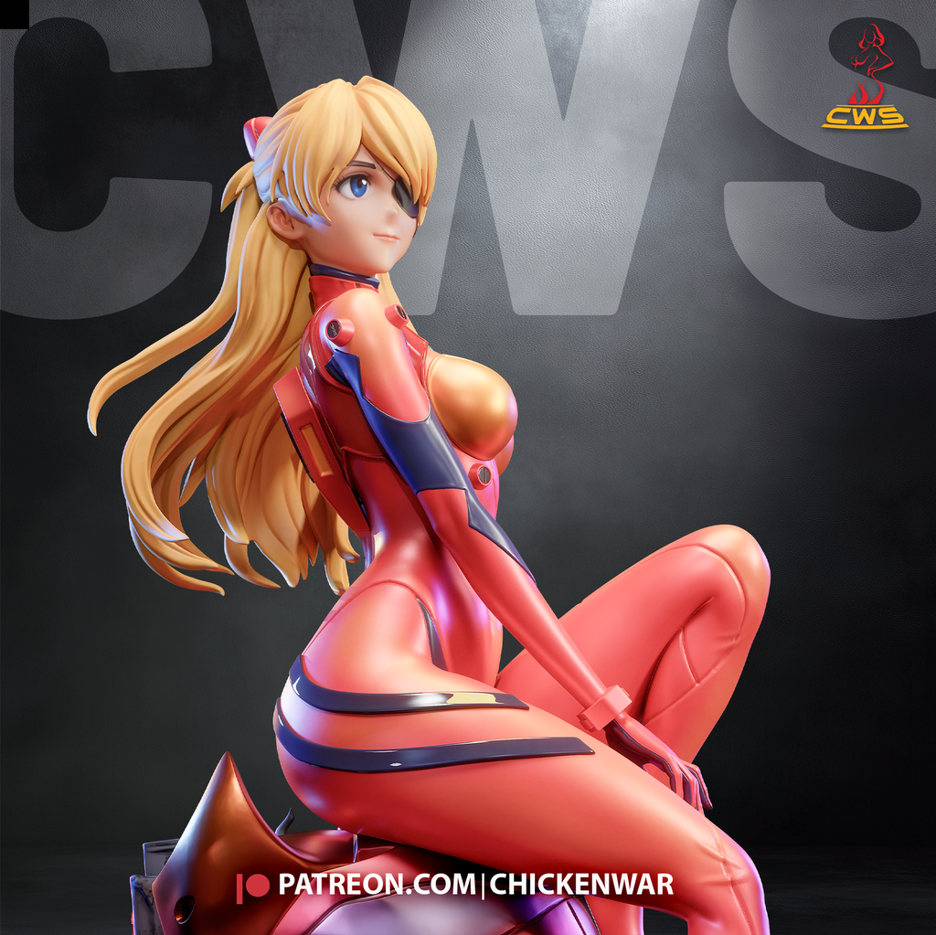 Crimson Second Pilot Statue