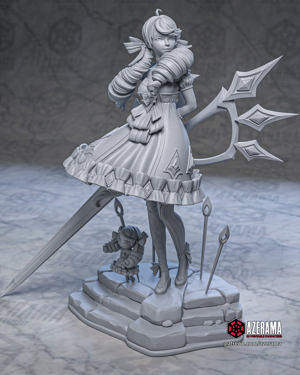 Soulthread Seamstress Statue