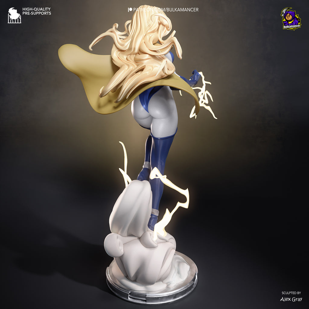 Blonde Blazer Heroine Statue