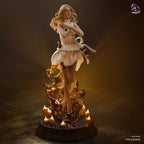 Mysterious White Traveler Statue