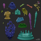 Mysterious White Traveler Statue