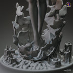 Mysterious White Traveler Statue