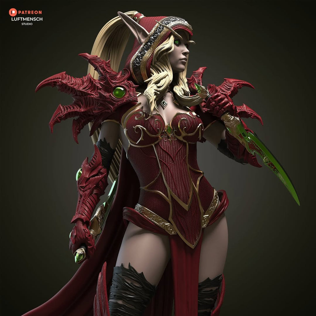 The Scarlet Blade Statue