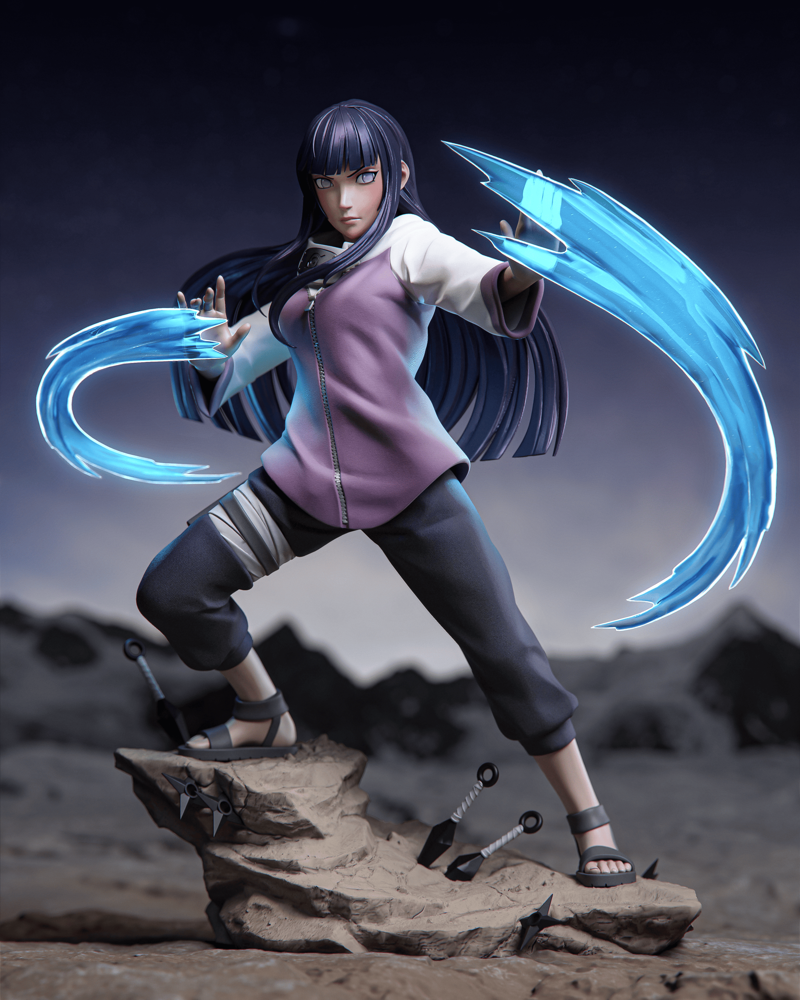 Byakugan Heiress Statue