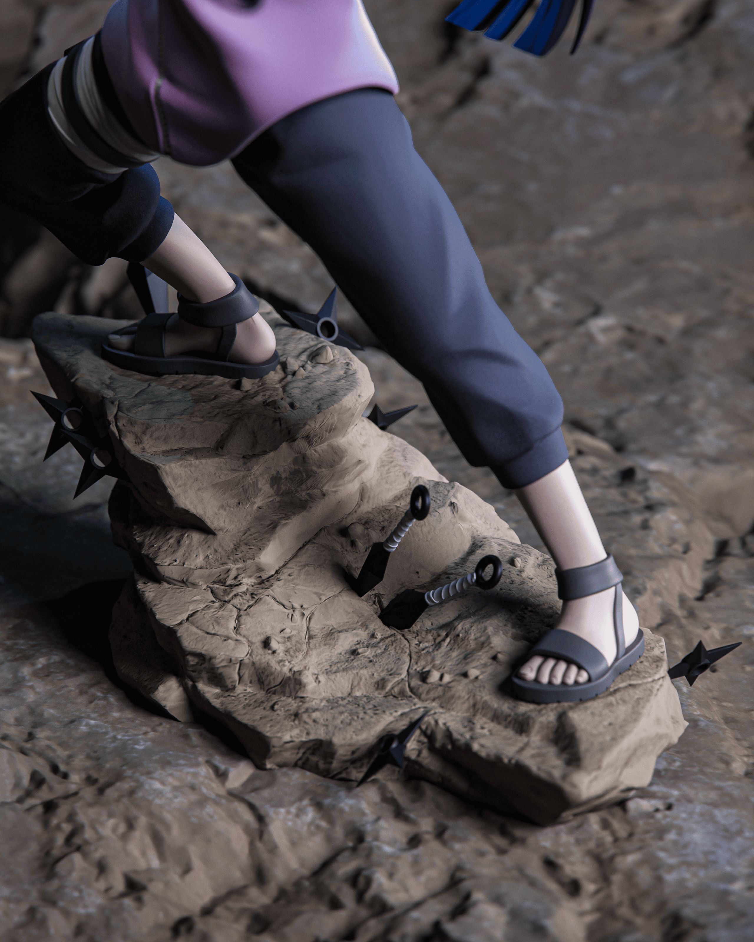 Byakugan Heiress Statue