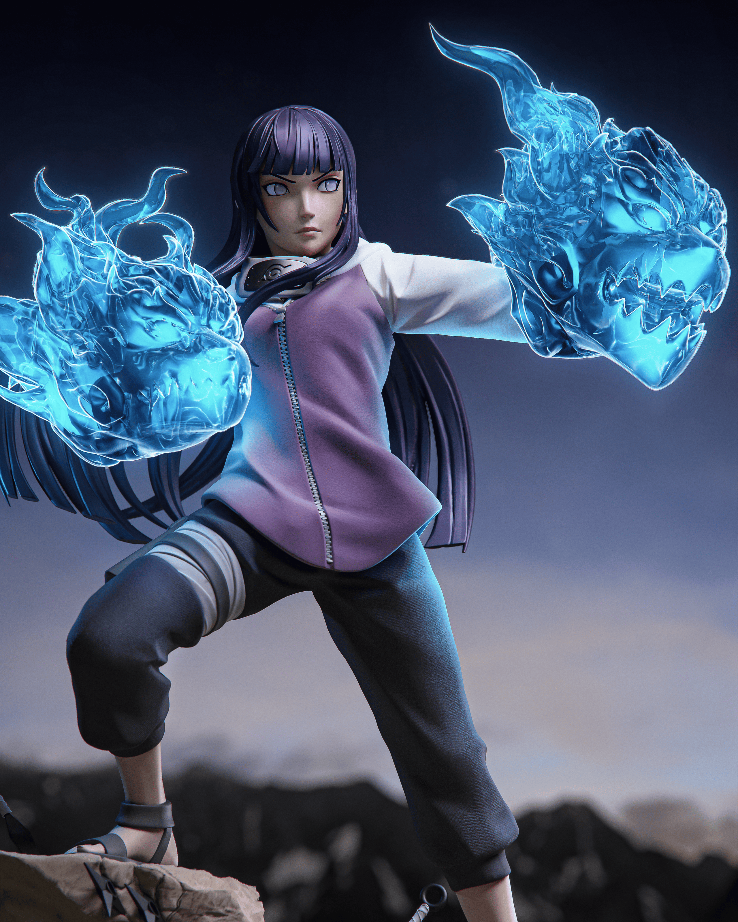 Byakugan Heiress Statue