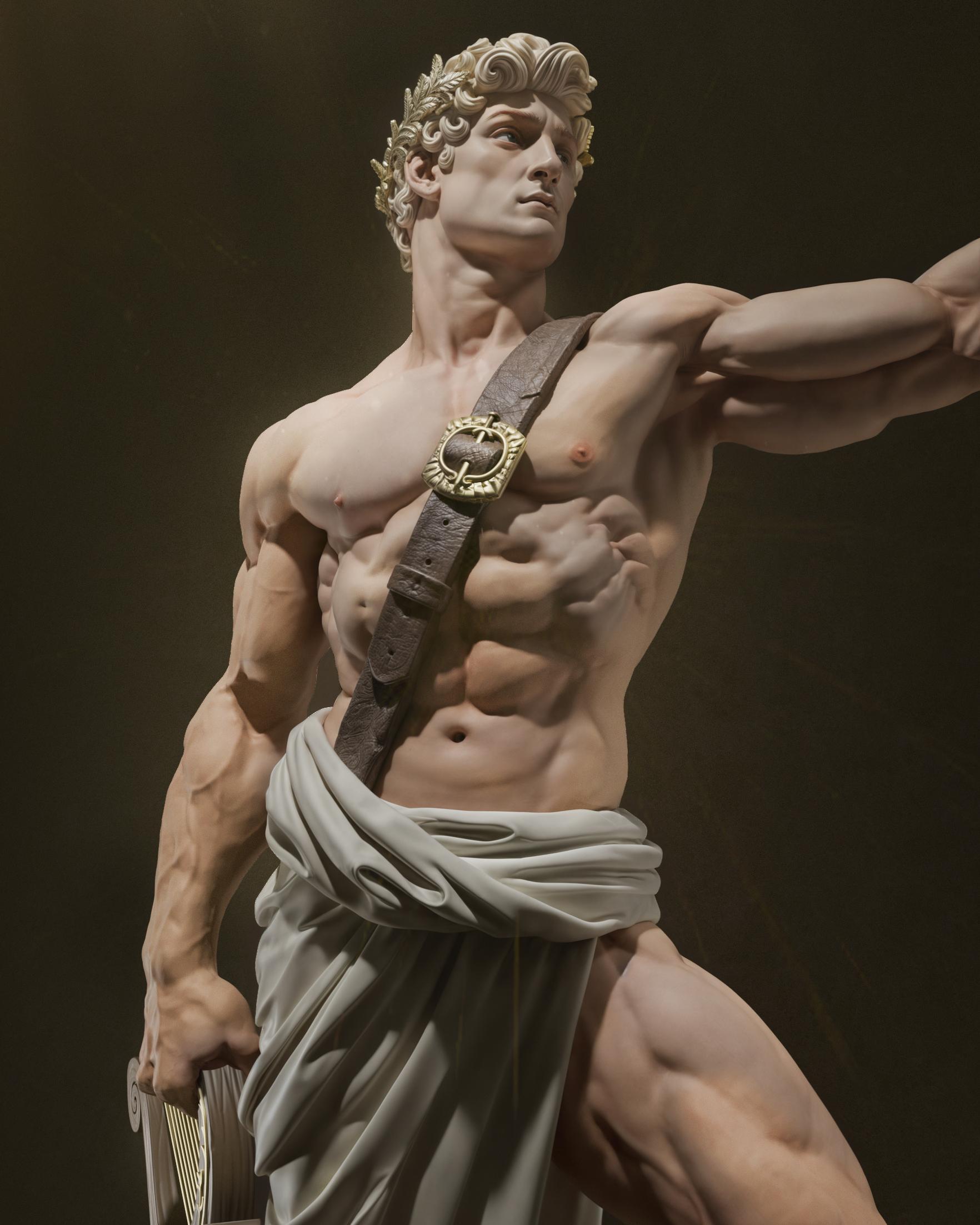 Apollo God Statue