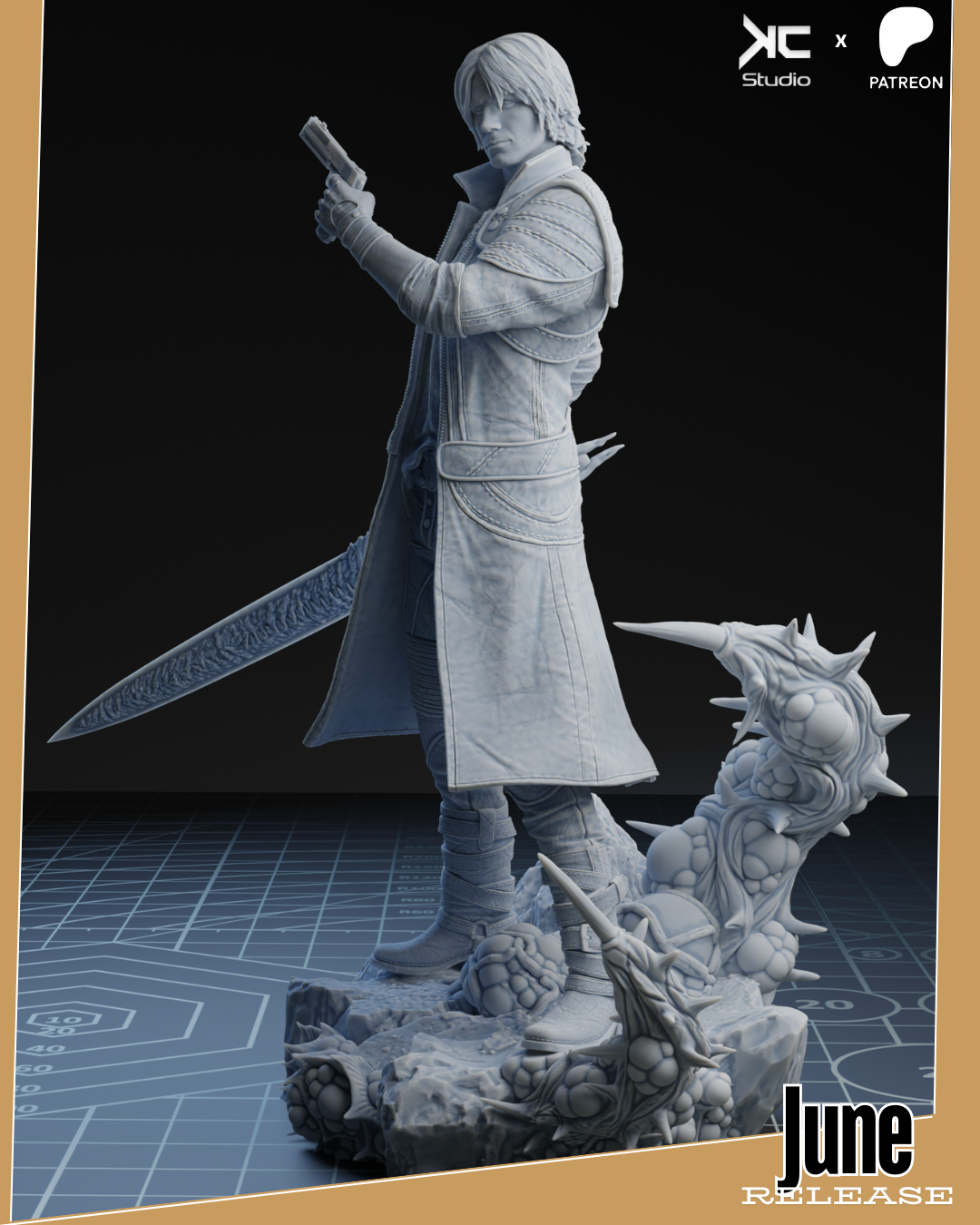 Dante Demon Hunter Statue