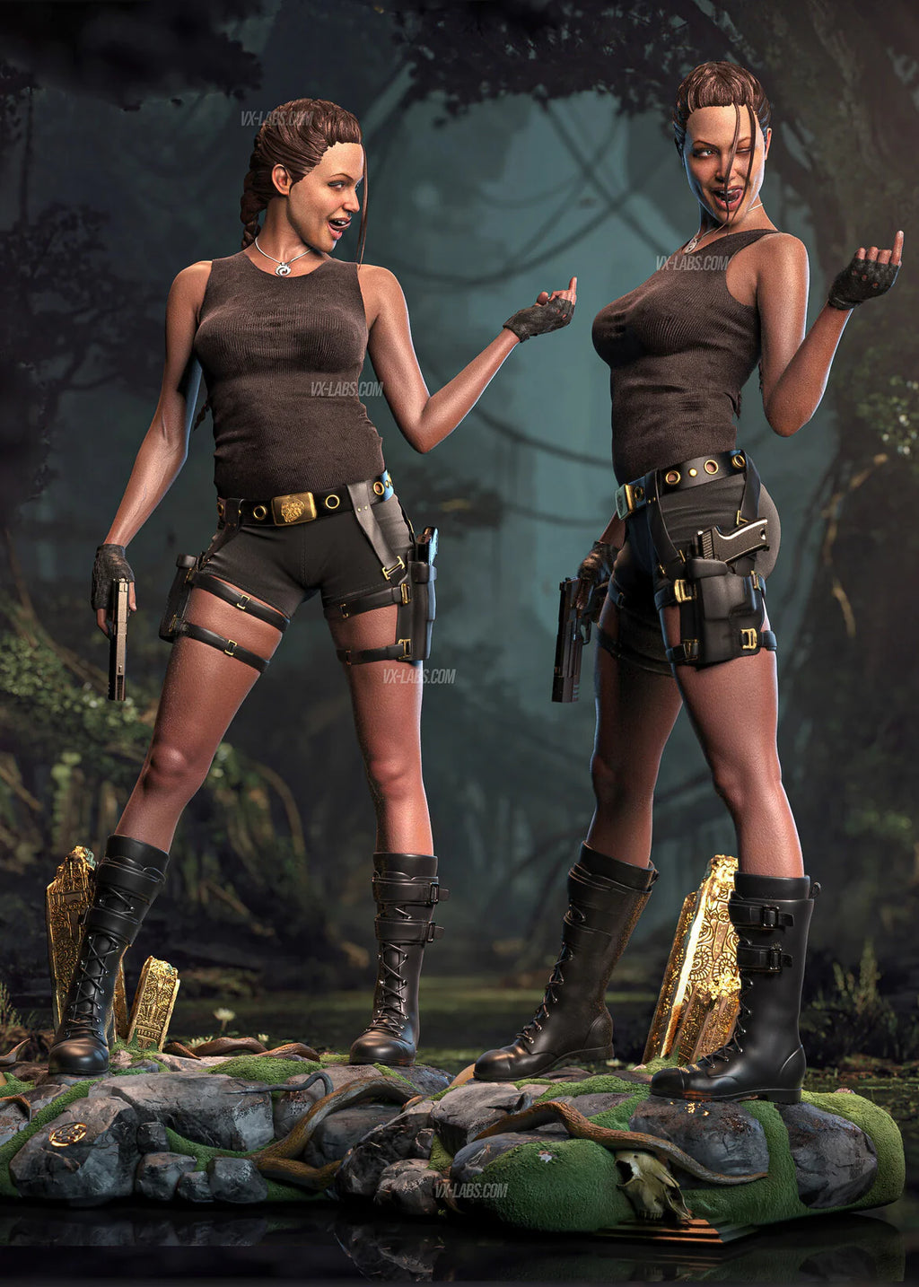 Relic Hunter Statue