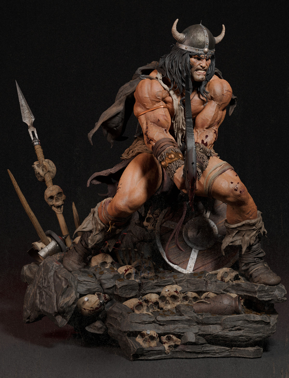 Cromforged King Statue