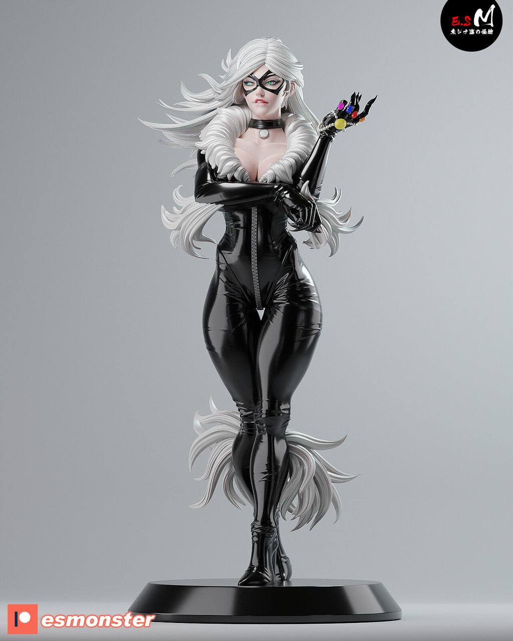 Velvet Cat Statue