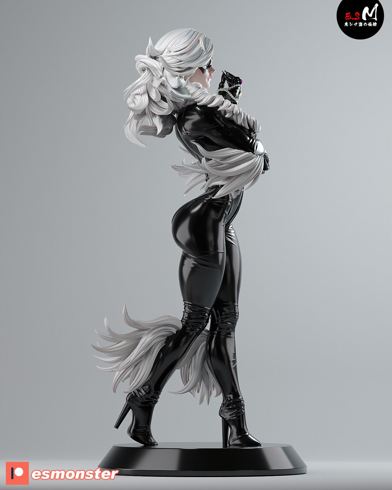 Velvet Cat Statue