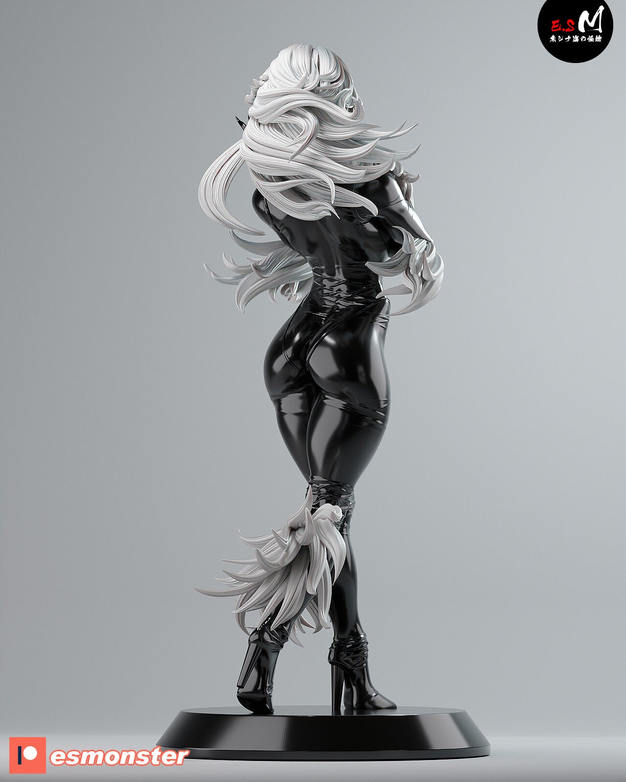 Velvet Cat Statue