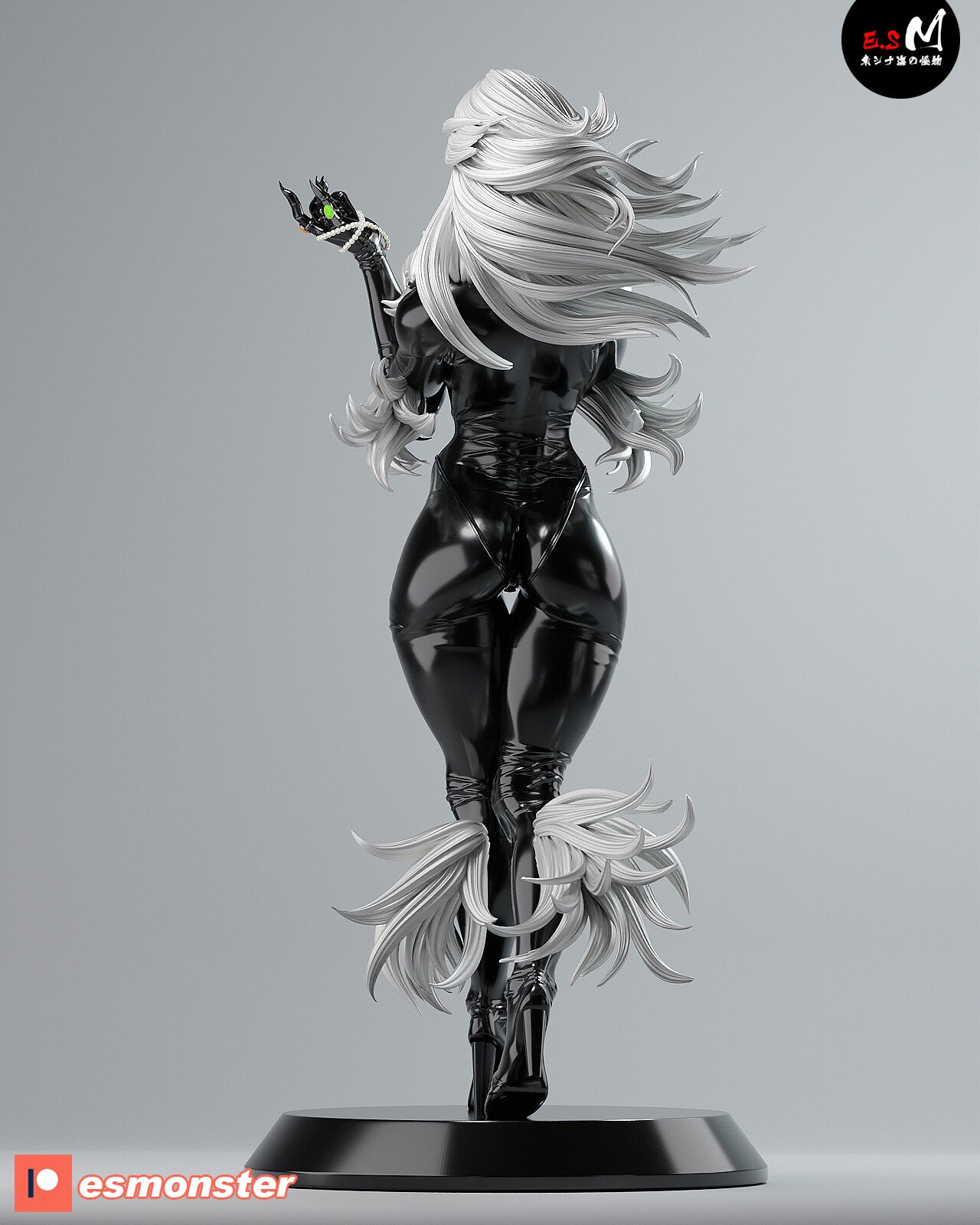 Velvet Cat Statue