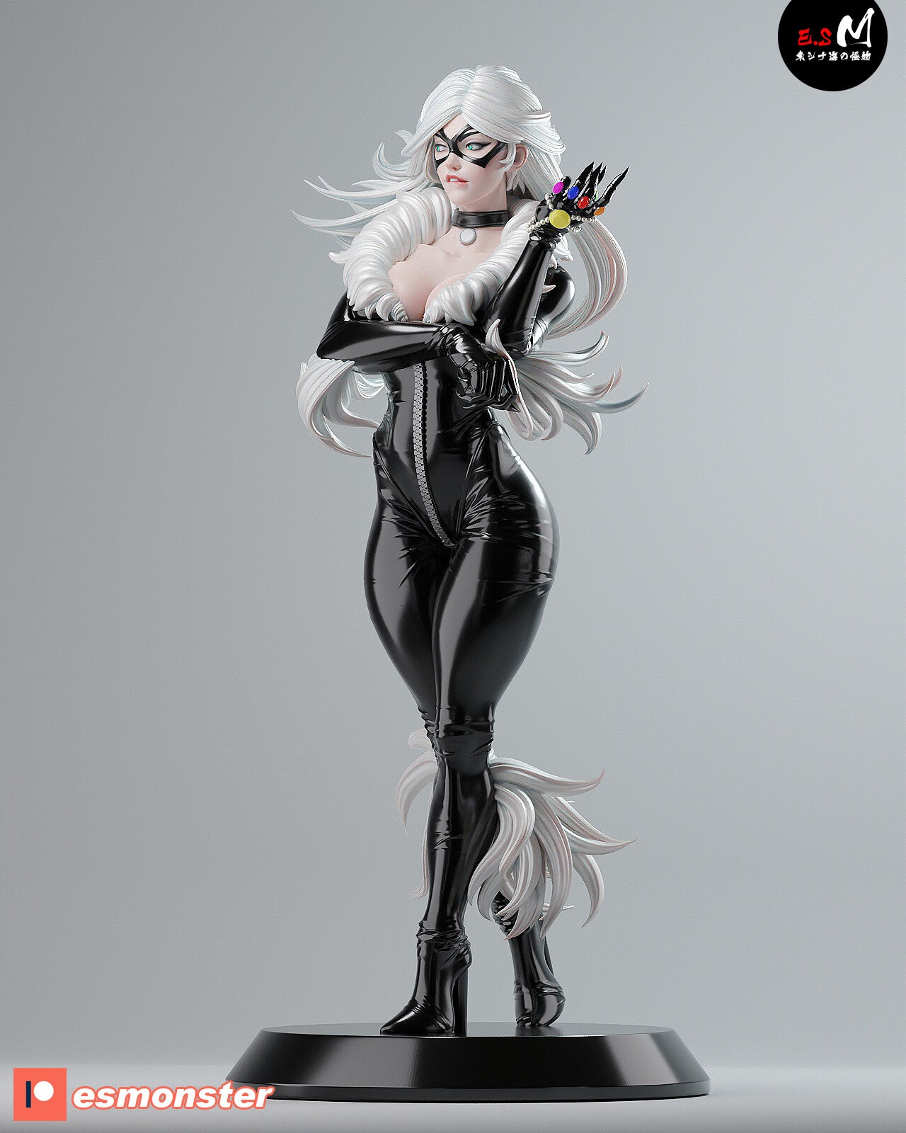 Velvet Cat Statue
