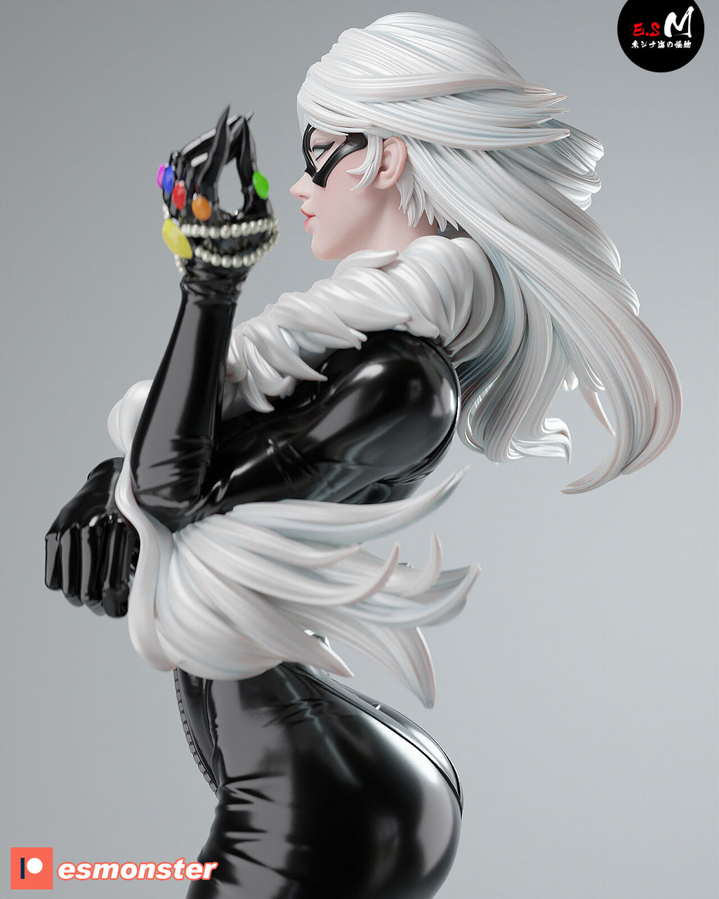 Velvet Cat Statue