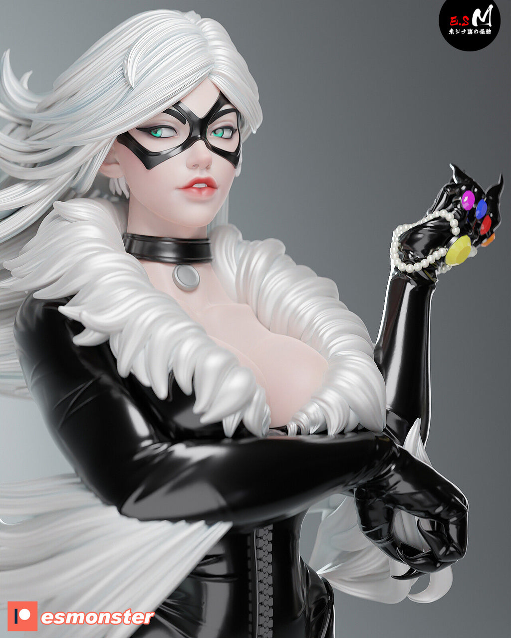 Velvet Cat Statue
