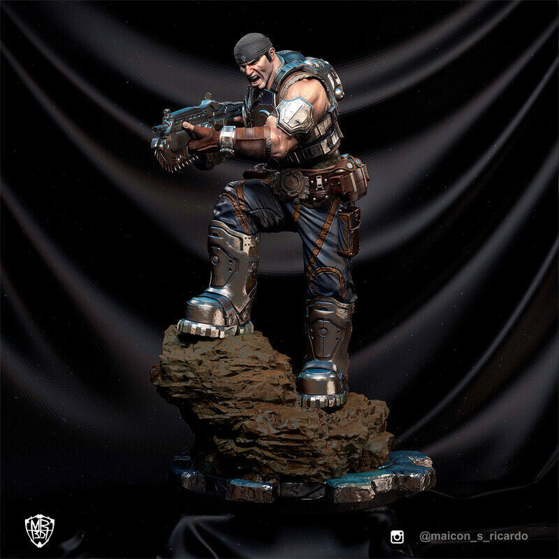 Armored COG Soldier Statue