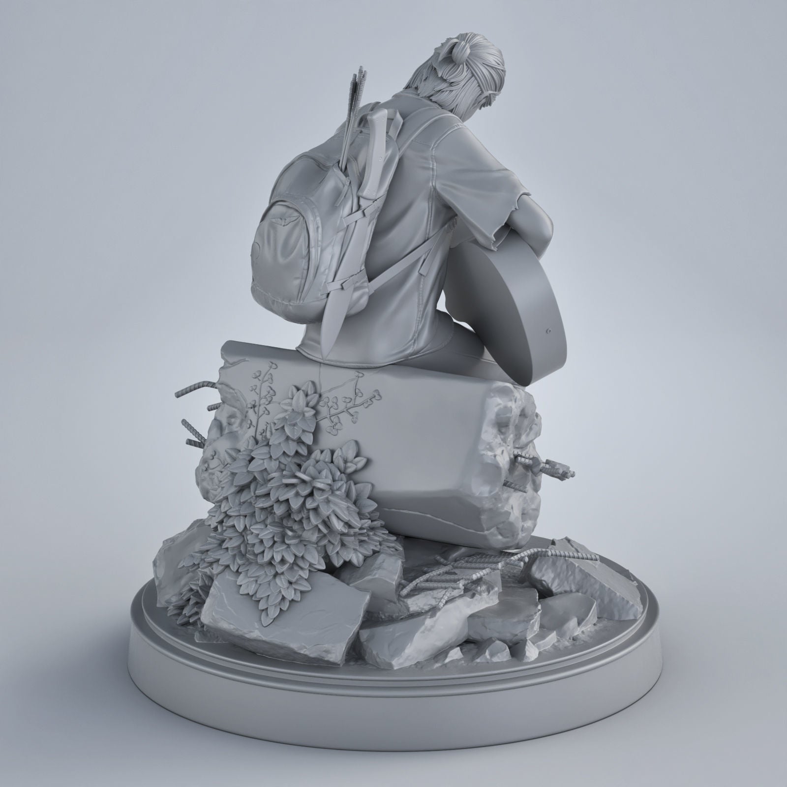 Young Apocalypse Survivor Statue