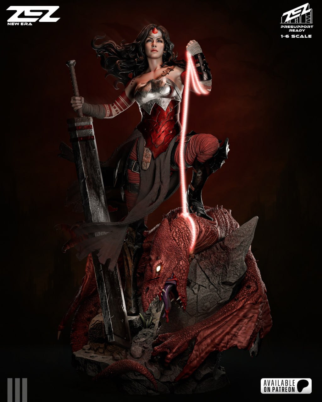 Absolute Wonder Woman Statue