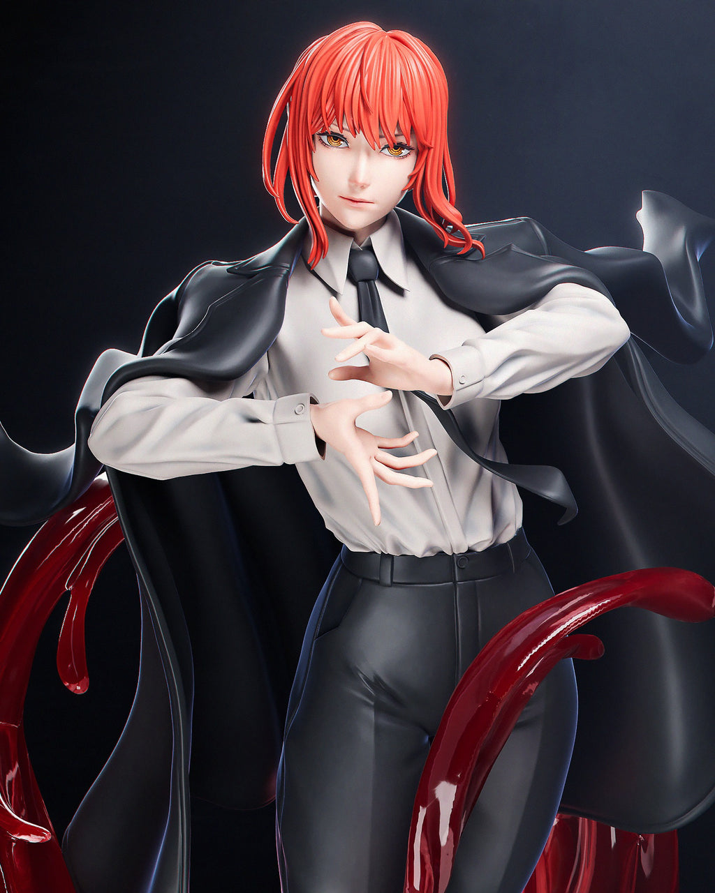 Red Devil Hunter Statue
