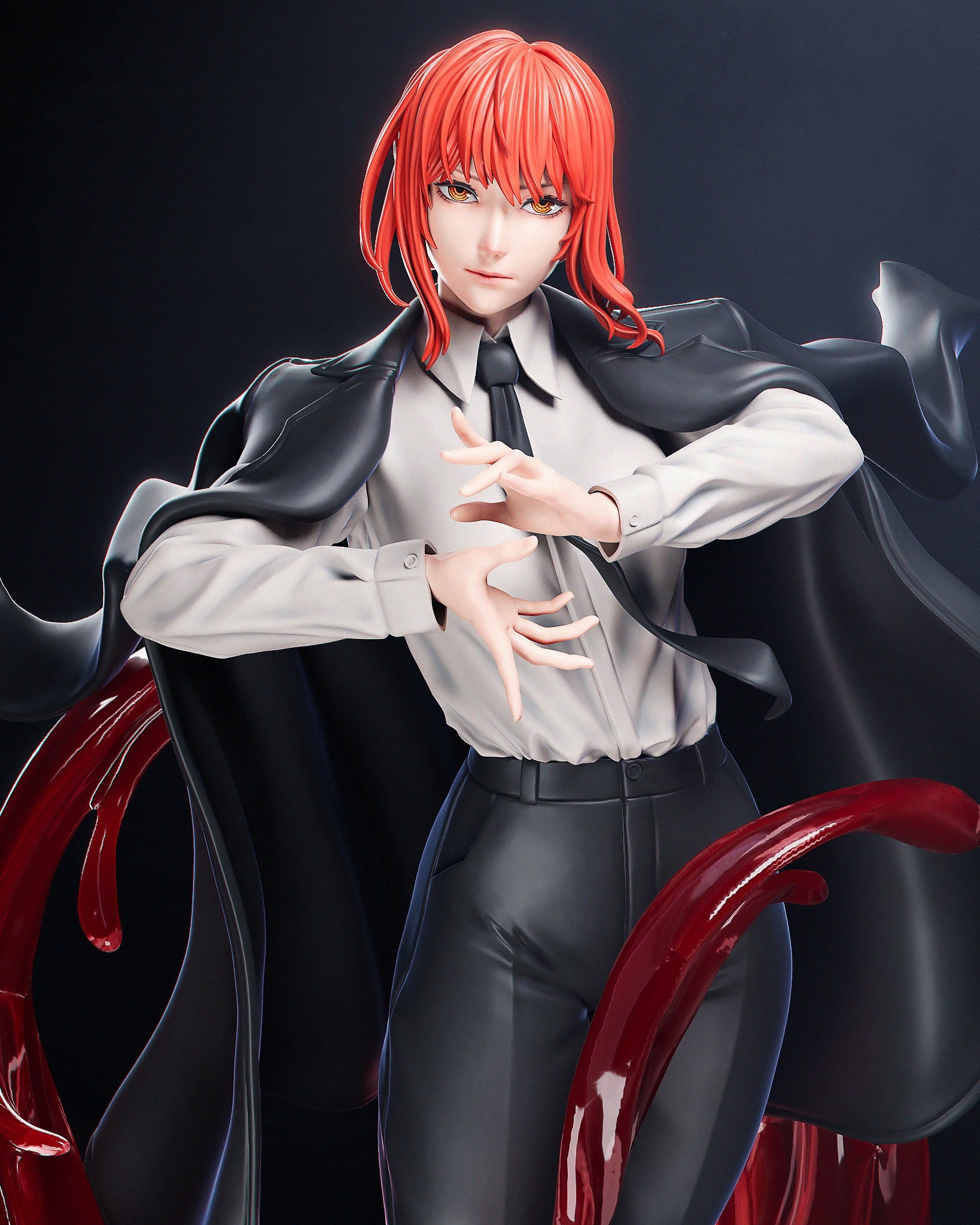 Red Devil Hunter Statue