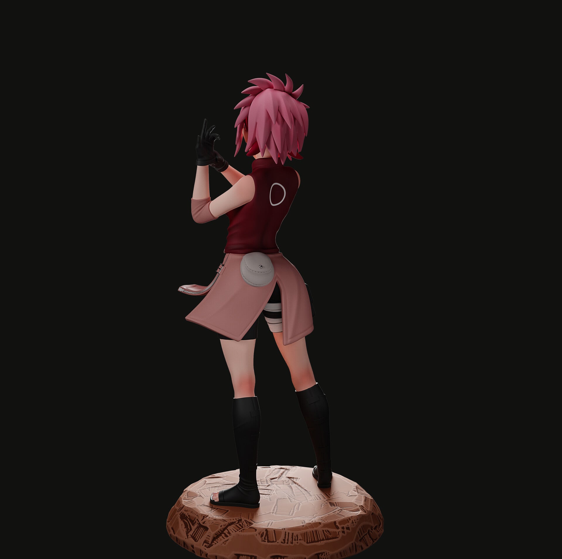Blossom Fighter Statue