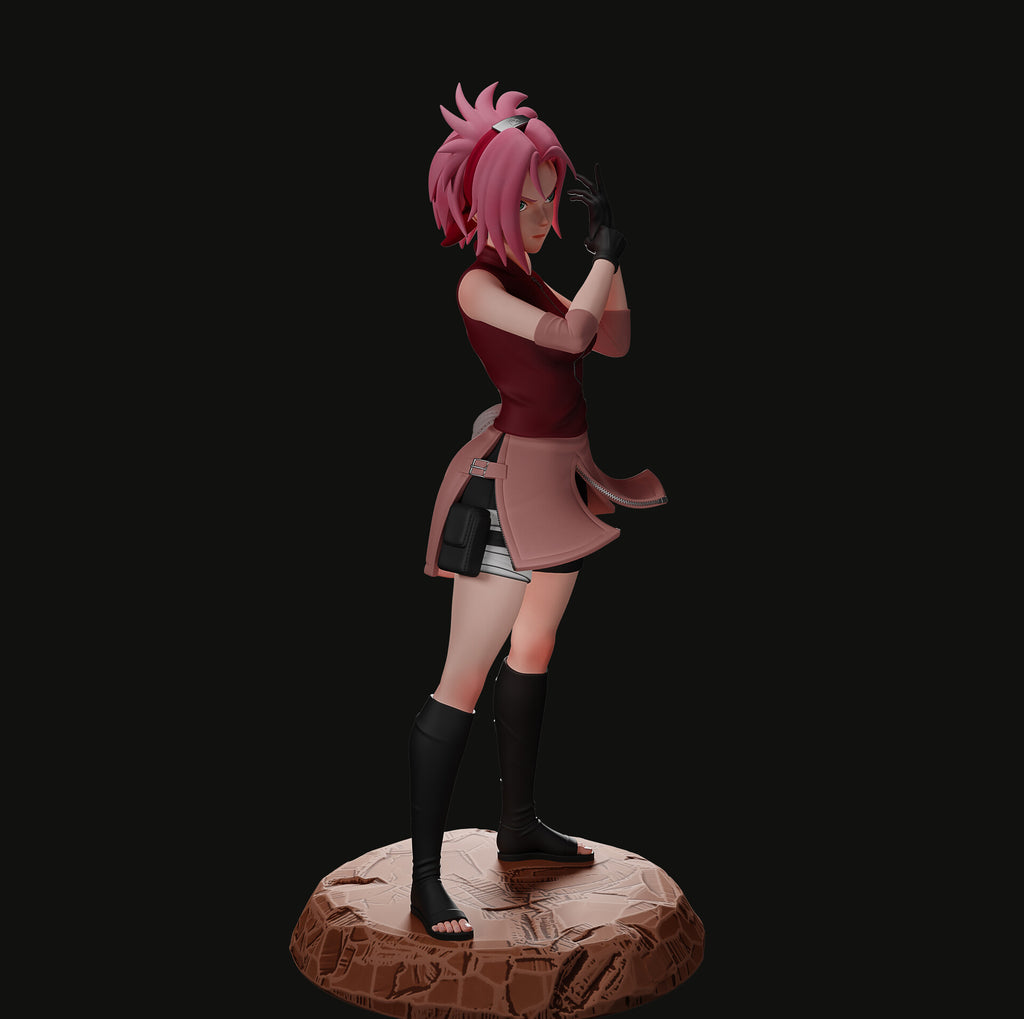 Blossom Fighter Statue
