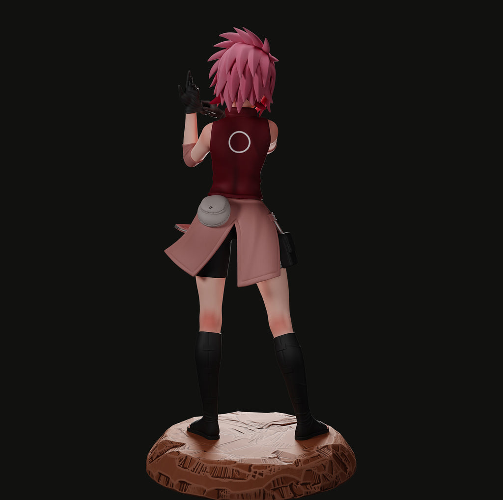 Blossom Fighter Statue