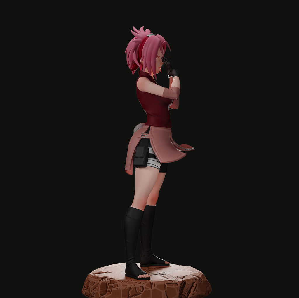Blossom Fighter Statue
